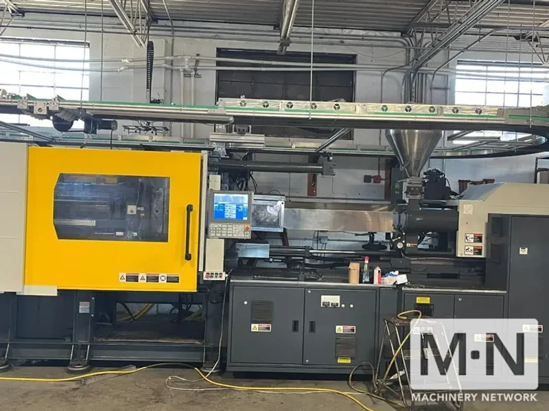 390 TON 63 OZ TOSHIBA MODEL ISGS390NV50-27B INJECTION MOLDING MACHINE MFG 2019