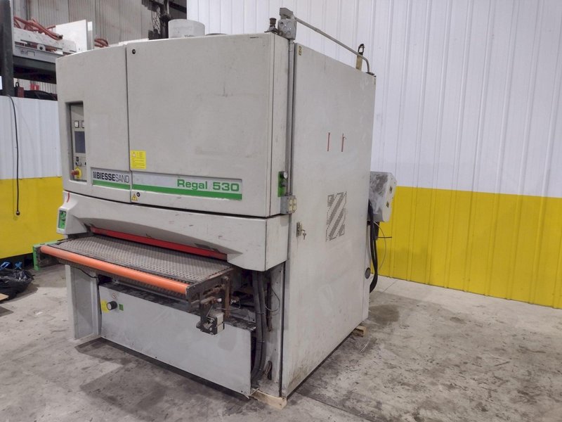 53" x 3 HEAD BIESSE REGAL MODEL #530-1350 WIDE BELT SANDER FINISHER: STOCK #22074