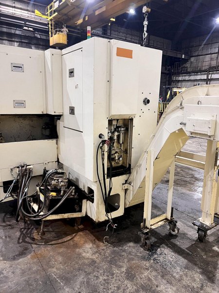 2.75" / 70 mm NISHIJIMA NISHIJIMAX MODEL #NHC070NC HIGH SPEED CIRCULAR COLD SAW, WITH ENTRY &amp; EXIT LOADING SYSTEM: YOBRO #24477