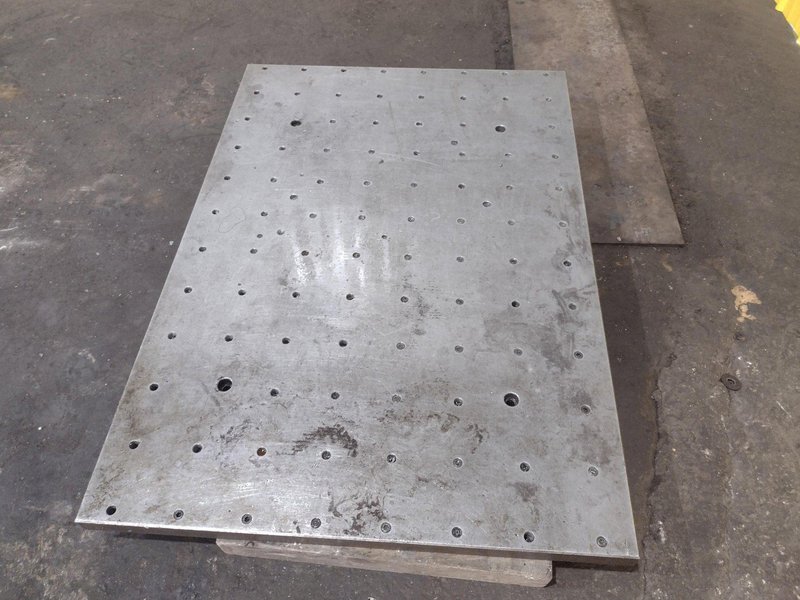 40&quot; x 57&quot; x 2.25&quot; PRESS BOLSTER PLATE: STOCK #19233