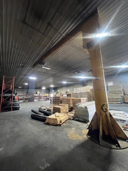 3/4 TON X 24' ARM X 20' HIGH RELIABLE JIB CRANE: YOBRO #24738