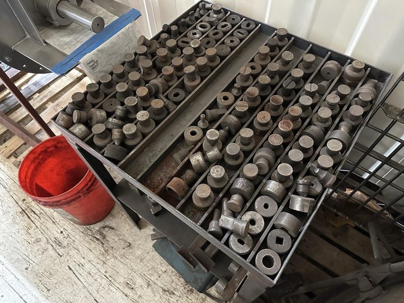 50 Ton Piranha P3-50 Hydraulic Ironworker, 1998 – Tooling