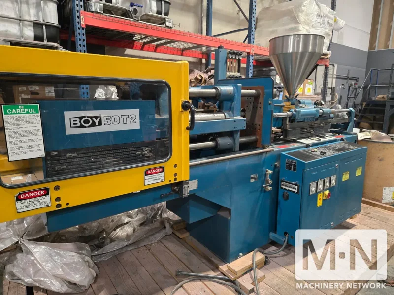50 TON BOY MODEL 50T2 I INJECTION MOLDING MACHINE MFG 1992