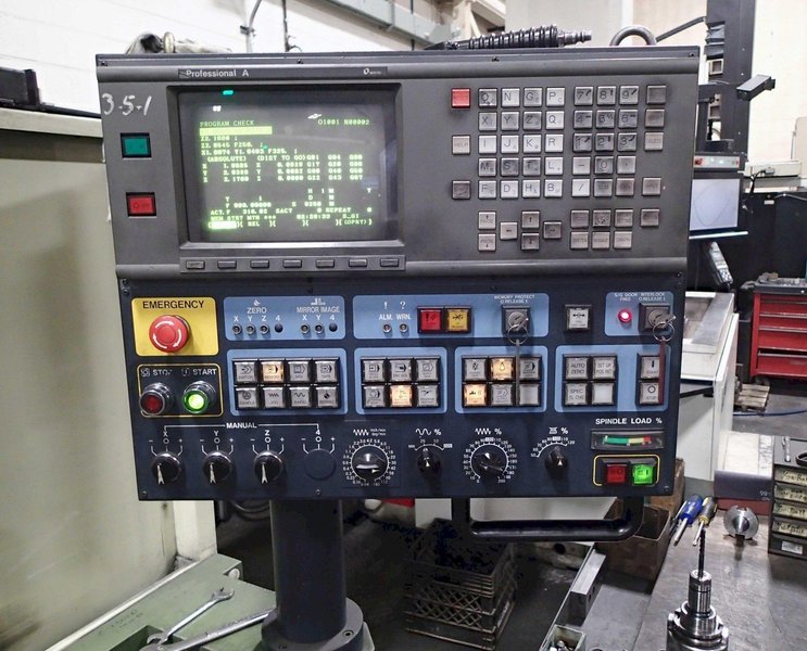 Makino SNC64-A15 Graphite Mill VMC, 1996 – Video Available