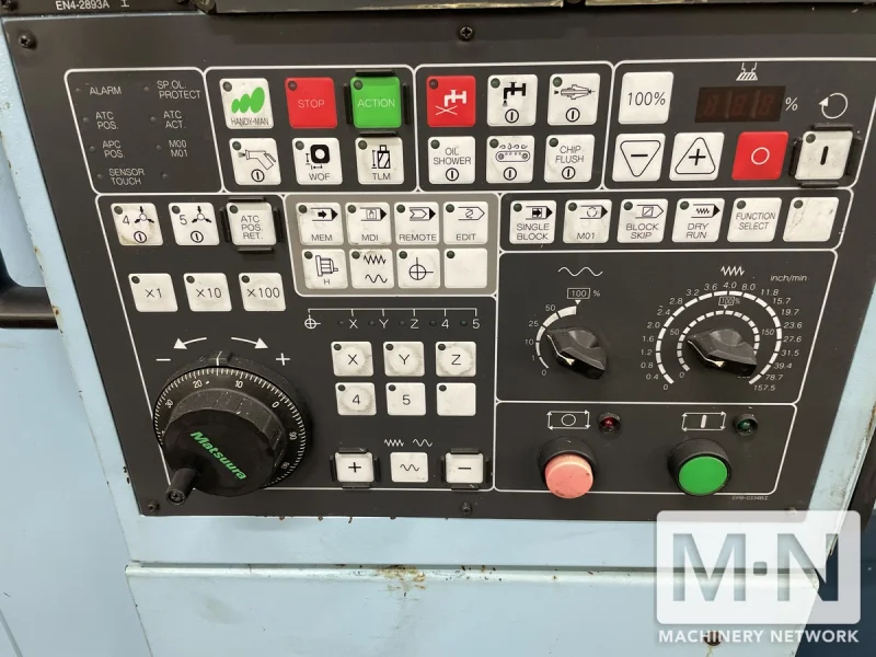 Matsuura H-Plus 300 4-Axis CNC Horizontal Machining Center - New 2008