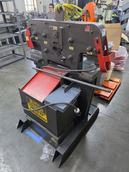 55 Ton Edwards Jaws IV Hydraulic Ironworker-Press Brake Attachment, Tooling Included