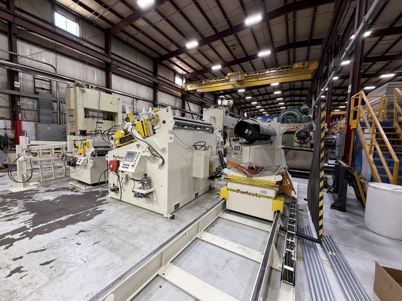 60,000 lbs. x 72&quot; wide Perfecto Complete Coil Feed Line For Sale