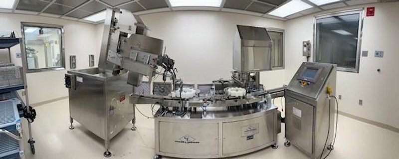 Chase-Logeman Monobloc Liquid Filling Line, 2000 – Filling, Plugging, Capping, Weighing and Vial Transfer System