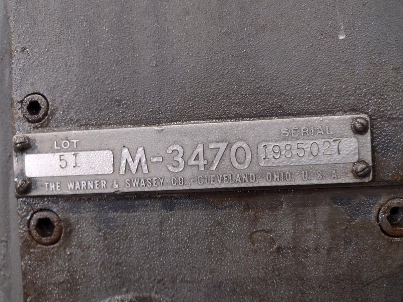 2A WARNER &amp; SWASEY MODEL 2A CROSS SLIDING TURRET LATHE: YOBRO #25009