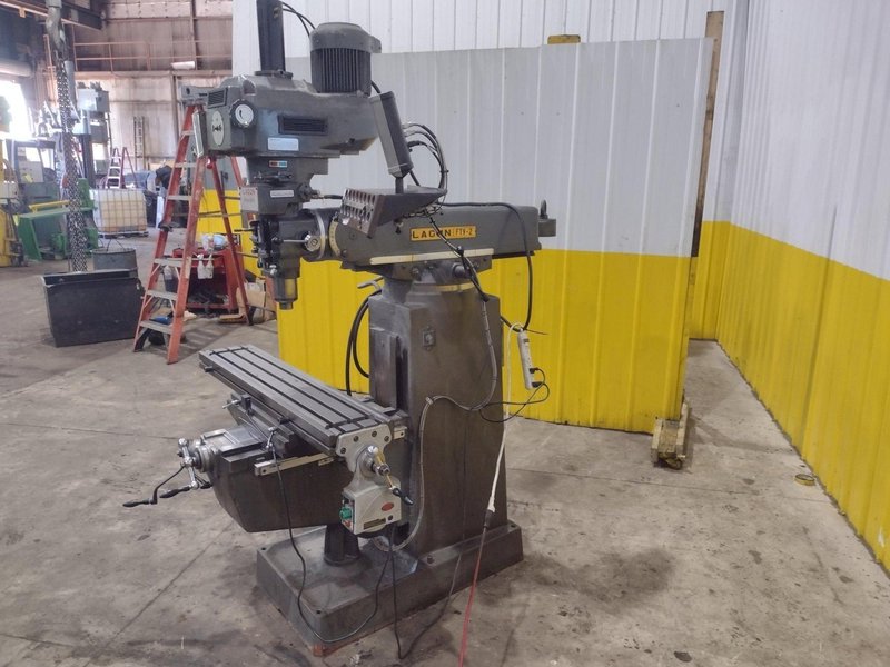 3 HP LAGUN MODEL #FTV-2 VERTICAL RAM TYPE KNEE MILL WIGH DRO &amp; POWER FEED  : YOBRO 25403