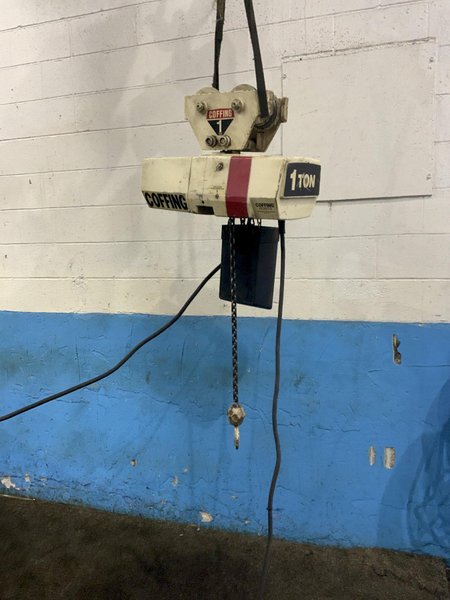 1 TON COFFING ELECTRIC CHAIN HOIST: STOCK #75532