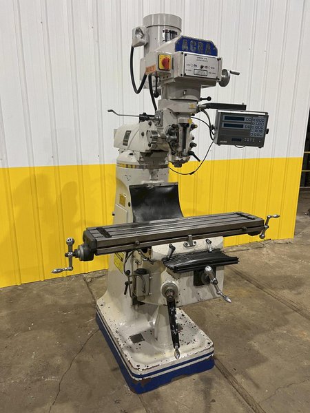 2 HP ACRA MODEL #AM-2V VERTICAL KNEE MILL: STOCK #18827
