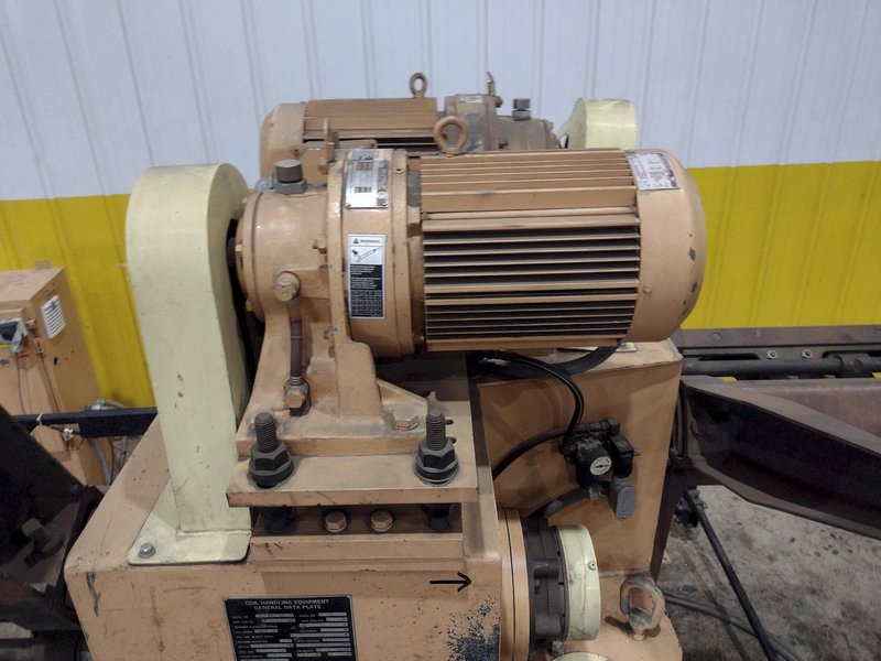 4,000 LBS X 18&quot; CWP MODEL #3RDM-18 DOUBLE END MOTORIZED COIL REEL UNCOILER: YOBRO #23973