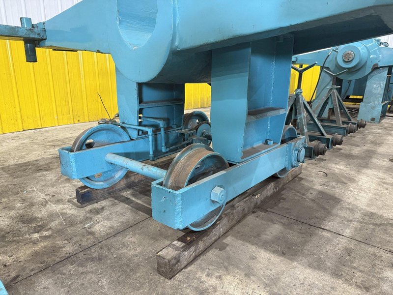 500 TON DRILL QUIP HORIZONTAL HYDRAULIC WHEEL PRESS WITH VICKERS HYDRAULIC UNIT: STOCK #23422