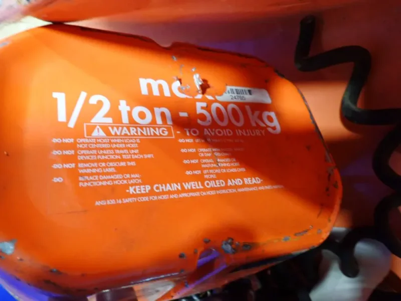 CM 1/2 TON HOIST  -  WF