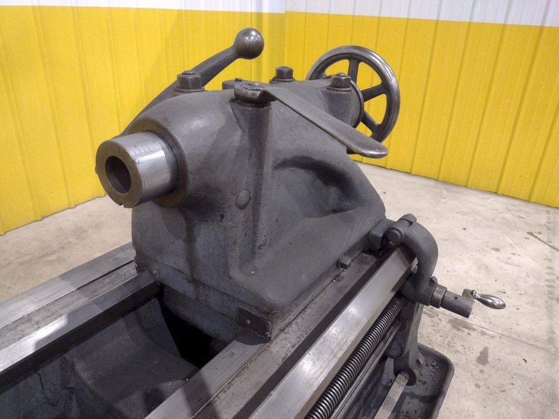 20" X 80" SPRINGFIELD ENGINE LATHE WITH TAPER &amp; 2" HOLE:  STOCK #20986