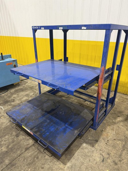 (4) 1,000 LB CAPACITY DIE RACKS W/ SLIDING SHELVES: YOBRO #24478