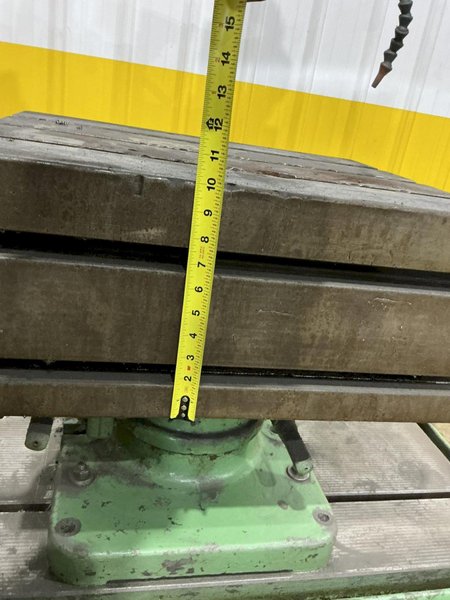 3' X 9" WILLIS BERGO BERGONZI MODEL #FS870 RADIAL ARM DRILL: YOBRO #25326
