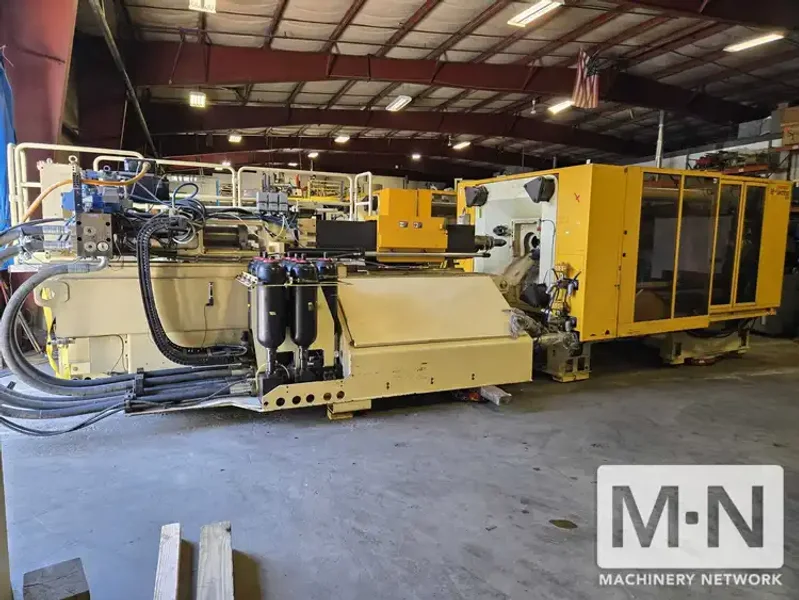 550 TON 39.2 OZ HUSKY MODEL H500RS80/65 HYLECTRIC INJECTION MOLDING MACHINE MFG 2006