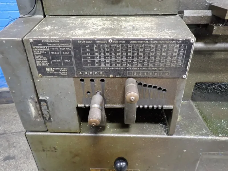 SOUTH BEND 14" X 36" LATHE  -  FOURTEEN