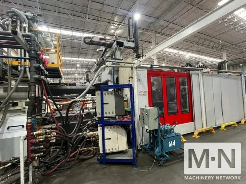 1800 TON 540 0Z CINCINNATI MILACRON MODEL MG1800 INJECTION MOLDING MACHINE MFG 2008