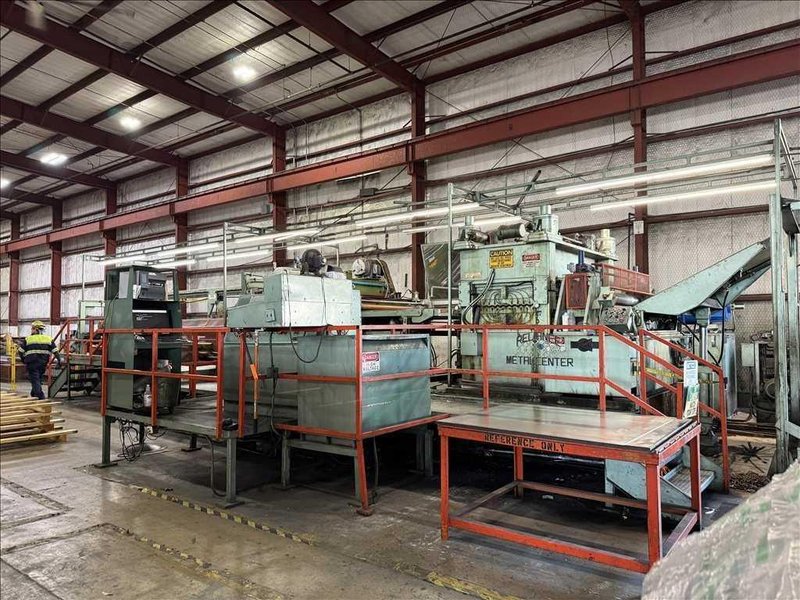 72&quot; x 0.250&quot; x 50,000# Delta Cut To Length Line