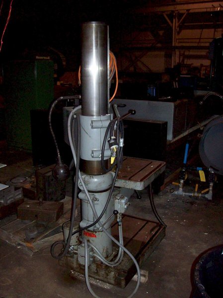 24&quot; X 20&quot; ARBOGA RADIAL ARM DRILL PRESS, MODEL ER 1830, 8&quot; COLUMN, ADJUSTABLE TABLE,1995