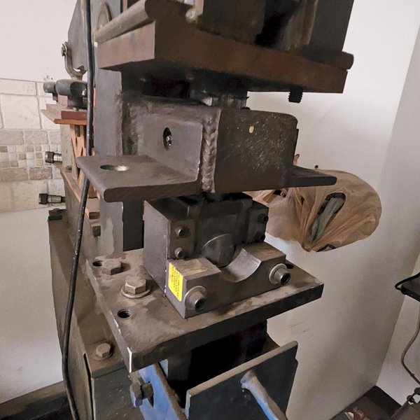 45 TON METALPRO MODEL 4500 FS TANDEM IRONWORKER SET. STOCK # 0560725.