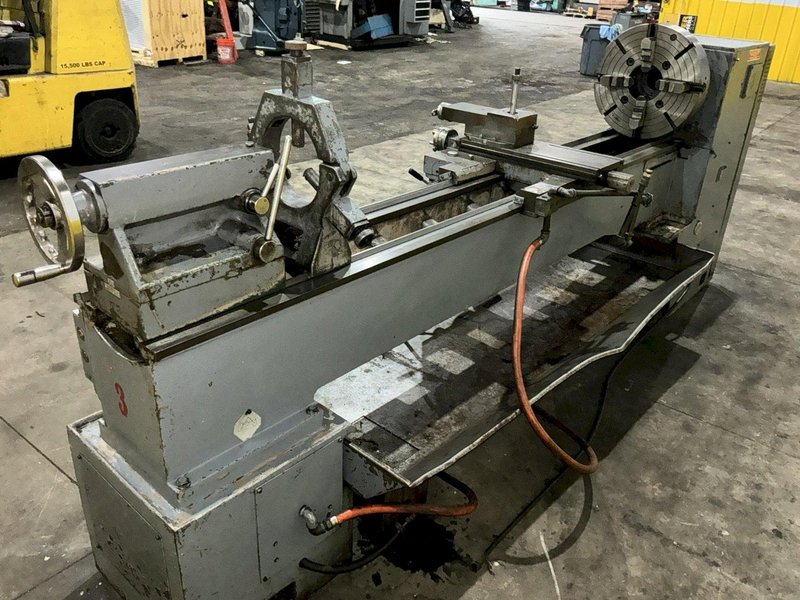 20"/27" X 80" SIRCO MODEL #PA-20 GAP BED ENGINE LATHE 2-1/8" HOLE : YOBRO #25910