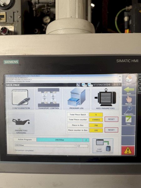 800 TON MINSTER E2-800-108-60 HEAVI-STAMPER STRAIGHT SIDE DOUBLE CRANK PRESS. STOCK #0430926