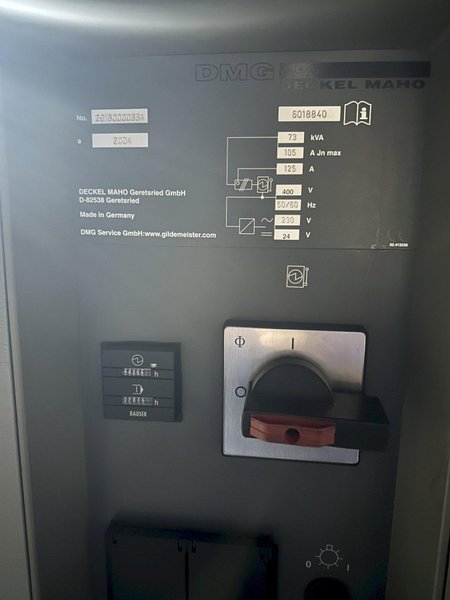 2004 DMG DECKEL MAHO MODEL #75V-LINEAR GANTRY STYLE CNC VERTICAL MACHINING CENTER / VMC: STOCK #21988