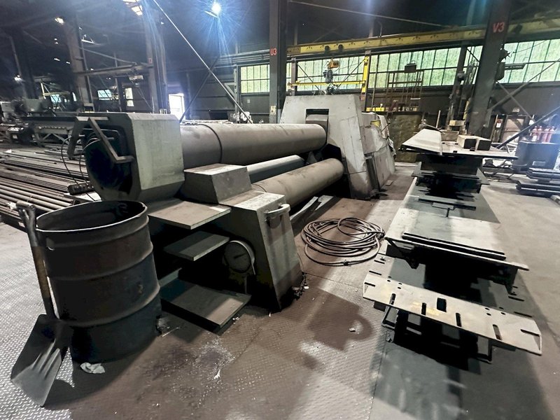 10' x 1.5" SERTOM RIMI 3016 HYDRAULIC PLATE BENDING ROLL: STOCK #13986