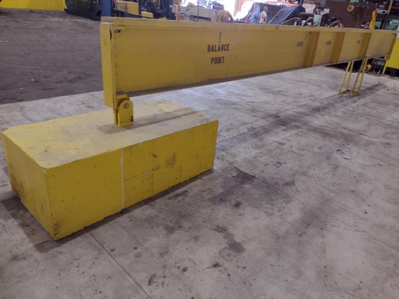8,000 LBS X 30' SELF LEVELING BUSHMAN SPREADER BAR / LIFTING BEAM: STOCK #21348
