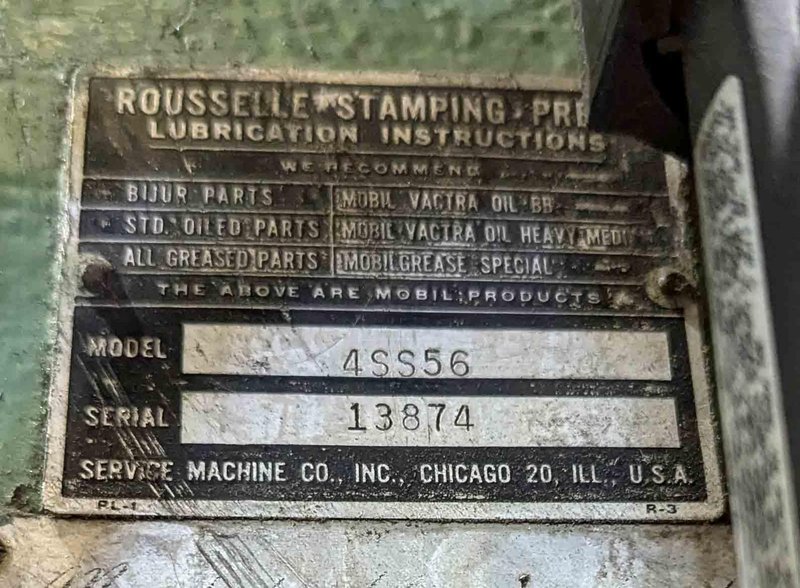 40 Ton Rousselle Straight Side Press