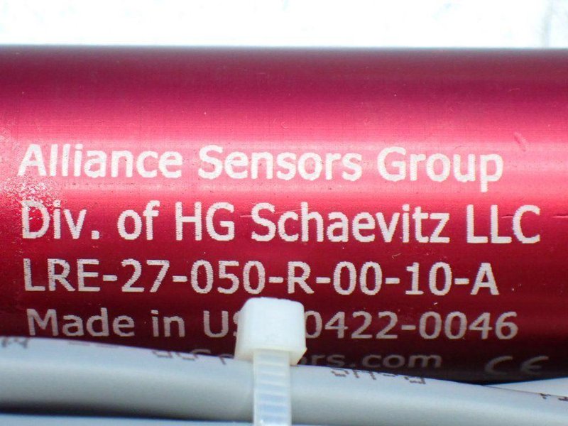 ALLIANCE SENSORS GROUP 2 LINEAR VARIABLE INDUCTIVE TRANSDUCER POSITION SENSORS  -  LRE-27-050-R-00-10-A