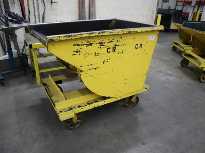 Scrap Hopper (Self Dumping) with Fork Slots- Auction Item
