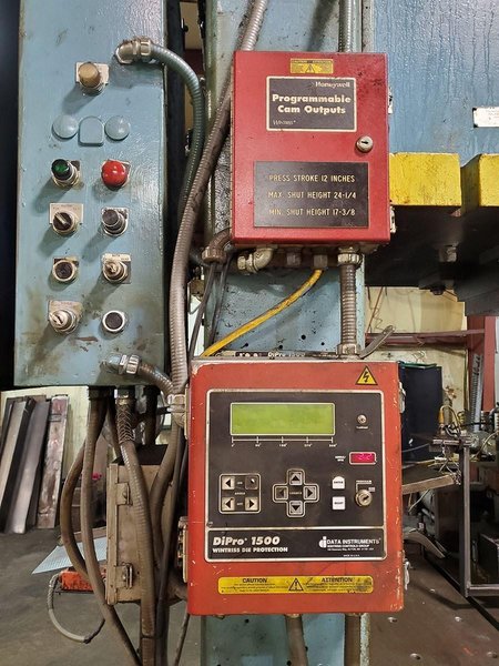 300 TON HEIM STRAIGHT SIDE DOUBLE CRANK PRESS: STOCK # 72840