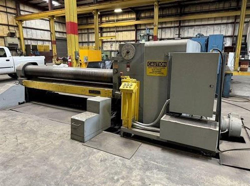 10' X 3/4" BERTSCH 3 ROLL INITIAL PINCH MECHANICAL PLATE ROLL