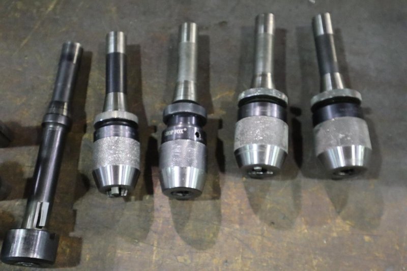 R8 Taper Tool Holders, Collets, Keyless Drill Chucks, End Mill Holders, Arbors- Auction Item