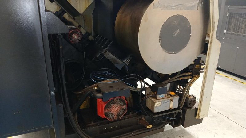 Doosan Puma 800L CNC Lathe, 2012 – Schunk Hyd Steady, 12″ Big Bore, Chip Conveyor, 4233 Cut Hours