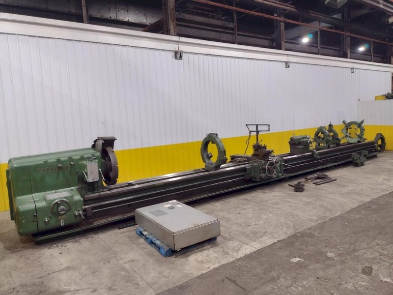 40&quot; X 420&quot; /35&#039; AMERICAN MODEL H HEAVY PATTERN ENGINE LATHE, 2-7/8&quot; HOLE: STOCK #22746