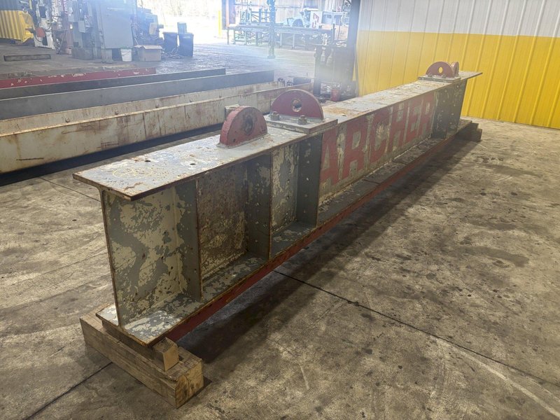 55 TON X 17’ LONG ARCHER STEEL SPREADER BAR / LIFTING BEAM: STOCK #22975
