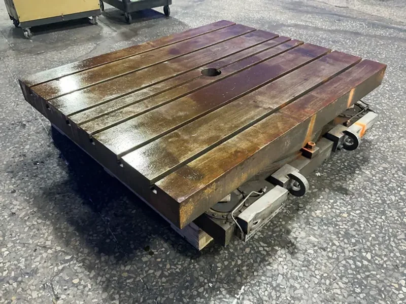 48” X 60” / 15000 Lbs  T-slot Table