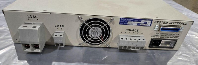 CALIFORNIA INSTRUMENTS MODE-iX 1 TO 3 PHASE MODE SWITCH USED