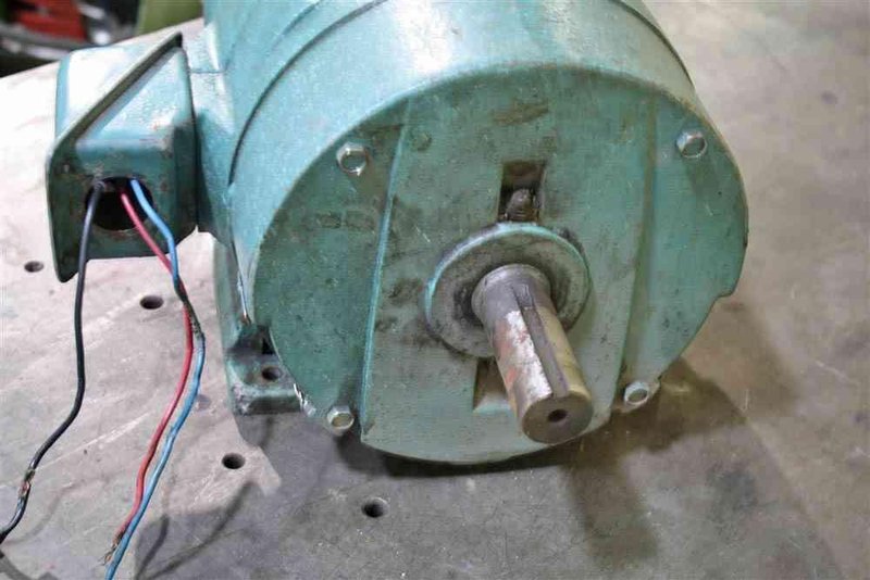7-1/2 HP GENERAL ELECTRIC AC ELECTRIC MOTOR:  STOCK #54112