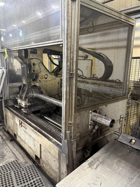 3" HAVEN MODEL HAVENTRAK-300 FYLING SHEAR TUBE CUTOFF MACHINE, UCG CONTROLS, NEW 2018: YOBRO #24319