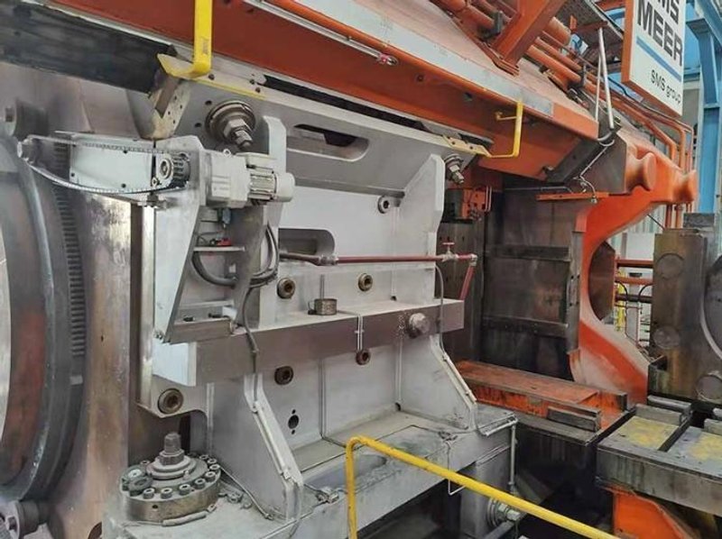 16,000 ton SMS Horizontal Direct Single Action Ext Press, Ind Billet Furnace, Stretcher, Saw, Billet Peeler (14552)