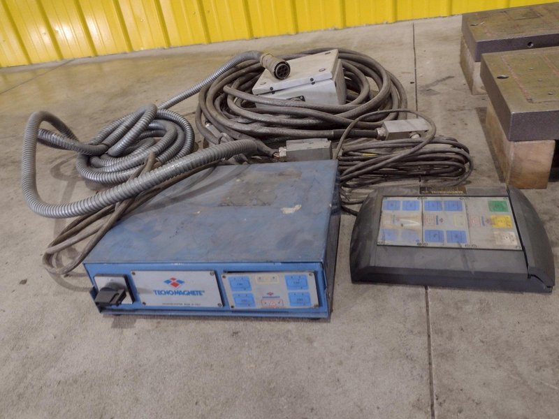 14&quot; x 29&quot; TECNOMAGNETE MODEL #QX408UMK6 MAGNETIC SURFACE CHUCK &amp; CONTROLS: STOCK #20551
