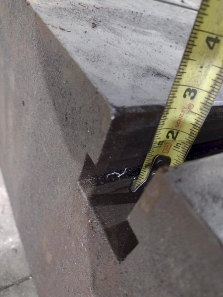 12&#039; X 4&#039; X 14&quot; T-SLOTTED FLOOR PLATE: STOCK #23500