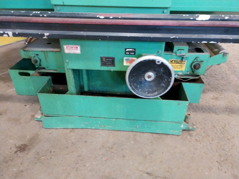 36&quot; AEM MODEL CS360 SINGLE HEAD MULTI-DIRECTIONAL BELT GRINDER DEBURRING FINISHER: STOCK 11089